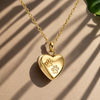 Heart and Paw Pendant Necklace 1