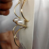 Pearl Spiral Drop Earrings 1