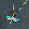 Dragonfly Opal Necklace 3
