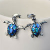Opal Turtle Earrings 1