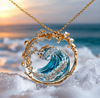 Ocean Two-Tone Necklace Set 1