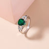 Emerald Green Zircon Ring 2