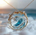 Two-Tone Stainless Steel Necklace Set