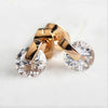 Zircon Solitaire Stud Earrings 2