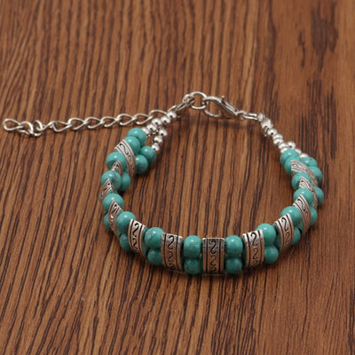 Turquoise Square Stone Bracelet
