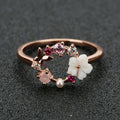 Butterfly Rose Gold Ring