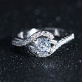 Zircon Swirl Ring