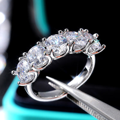 Zircon Eternity Band Ring