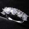Zircon Eternity Band Ring 2