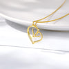 Classic Heart Zircon Necklace 1