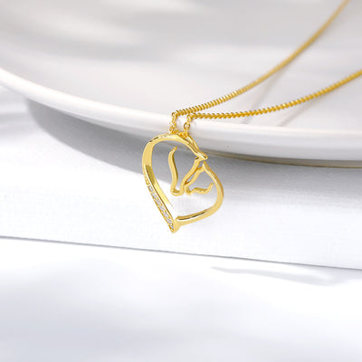 Classic Heart Zircon Necklace