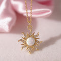 Vintage Opal Pendant Necklace