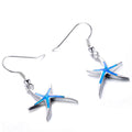 Vintage Blue Statement Earrings