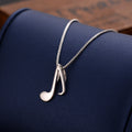 Music Note Pendant Necklace