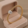 Crystal Bangle Bracelet