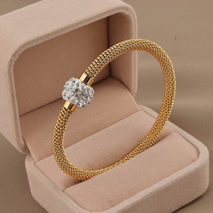 Crystal Bangle Bracelet