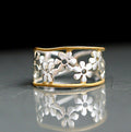 Sunflower Adjustable Rose Gold Ring