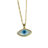 Blue Evil Eye Pendant Necklace 3