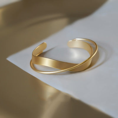 Geometric Cross Bangle