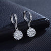 Zircon Ball Stud Earrings 1