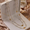 Vintage Pearl Layered Necklace 1