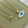 Blue Evil Eye Pendant Necklace 1