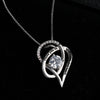 Twisted Heart Crystal Necklace 1