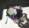 Mystic Purple Zircon Ring