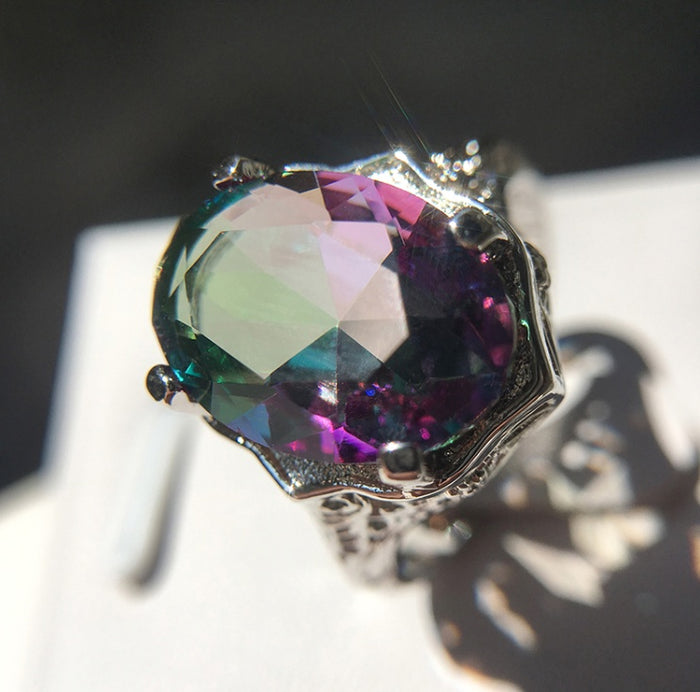 Mystic Purple Zircon Ring