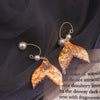 Golden Fishtail Drop Earrings 2