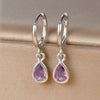 Geometric Zircon Drop Earrings 1