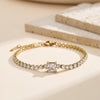 Square Zircon Tennis Bracelet 1