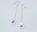 Moonlight Crystal Teardrop Earrings
