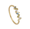 Zircon Flower Ring 2
