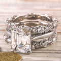 Snowflake Zirconia Ring Set