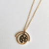 Moon and Star Medallion Necklace 3