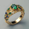 Colorful Zirconia Hollow Ring 1