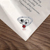 Paw and Red Heart Open Ring 1