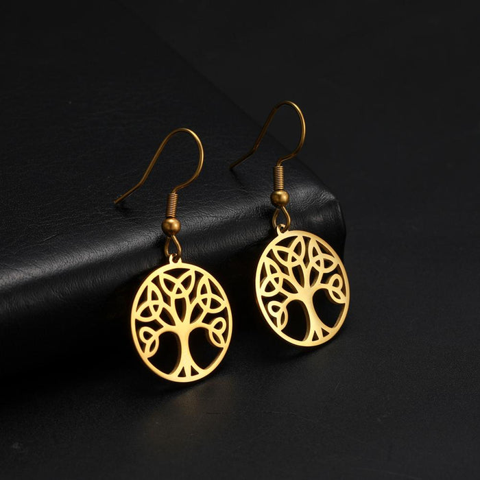 Simple Tree of Life Earrings