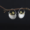 Classic Two-Tone Earrings 3