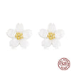 Sterling Silver Cherry Stud Earrings 1