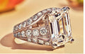 Square Crystal Ring