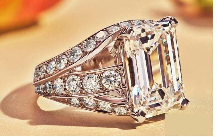 Square Crystal Ring