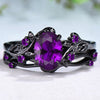 Black Rose Amethyst Ring 1