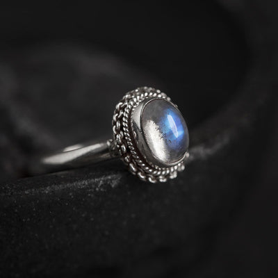 Oval Moonstone Ring