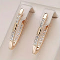 Micro-Pavé Zirconia V Earrings