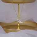 White Clover Pendant Necklace