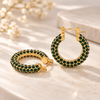 Crystal Hoop Earrings 1