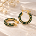 Crystal Hoop Earrings