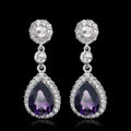 Elegant Crystal Drop Earrings